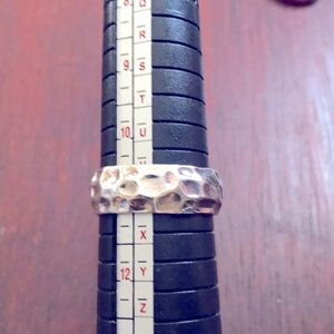 Size 11 quality substantial sterling silver ring